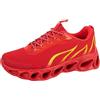 UnoSheng Scarpe da corsa da uomo, scarpe da ginnastica da uomo, colore nero, giallo, ammortizzate, traspiranti, da trekking, leggere, comode, da jogging, eleganti, da trekking, da fitness, Colore: