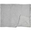 HOME DECO FACTORY, TX0113, Coperta in Microfibra Grigio Chiaro, Morbida ed Elegante, Perfetta per Il Divano o Il Letto, Ideale per Le Serate fresche, Dimensioni 120x150 cm, Colore Grigio Chiaro