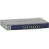 NETGEAR Switch Ethernet 10 Porte (MS510TXM), 10gb Switch, Multi-Gigabit Switch con 2x SFP+ 10gb Ports, Gestione con Insight, Monntagio su Desktop o Rack