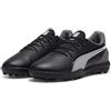 PUMA King Match TT Jr, Soccer Shoe, Black White-Cool Dark Gray, 37.5 EU