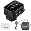 Godox X3-F X3F TTL trigger flash wireless per Fuji, sistema wireless 2,4 GHz, schermo LED ad alta definizione, batteria al litio integrata per fotocamere Fuji