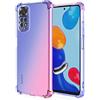 HONLEN Custodia per Redmi Note 11 Pro/Note 12 Pro(4G) / Note 11E Pro Case, (6.67 Inches) Trasparente Sfumato TPU Silicone Progettata, 4 Angoli rinforzati Case