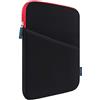 Lacdo Tablet Custodia Protettiva Borsa Compatibile con iPad Mini 7 (A17 Pro)/6/5/4/3/2, Samsung Galaxy Tab A7 Lite 8.7 / Galaxy Tab A 8, Huawei MatePad T8 Resistente agli Urti Antiurto, Rosso Nero