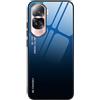 ILING Cover per Honor 90 Lite 5G, Custodia Vetro Antiproiettile Ultrasottile, Case Colorato Antiurto per Assorbimento Degli Urti con Paraurti in TPU (Blu elegante)
