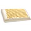 EVERGREENWEB MATERASSI & BEDS Evergreenweb - Cuscino Memory Foam 40x70 Alto 12 cm, Modello Saponetta Air Massage Doppia Fodera Silver e Cotone Naturale Lavabile, Guanciale Letto per CERVICALE, Traspirante Termosensibile Antiacaro