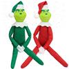Yearsahrk Grinch - Peluche a forma di Babbo Natale con cappello di Natale (2 pezzi)
