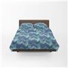 osama home GUZZINI Classic - Completo Letto Cotone Percalle con Lenzuola Una Piazza e Mezza 180x280 + 1 Lenzuolo con Angoli Coprimaterasso Una Piazza e Mezza 125x200 Materasso 30cm + 2 Federe Cuscino Letto 50x80