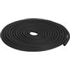 QUARKZMAN Nastro Tenuta Gomma Espansa, Diametro 7mm (9/32) Lunghezza 4,5 Metri (14,76 piedi) Gomma EPDM Rotonda per Guarnizioni Fai Da Te Magazzino Tappetini Tubi Schiuma Artigianato