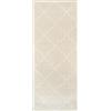 Markotex Tappeto da Bagno, 3pz (Ecru, 60X180), Antiscivolo, Soffice, Lavabile