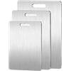 Generic Yamato Tagliere Yamato in puro titanio per cucina, tagliere Vtyne, tagliere in acciaio inox (29 x 20 cm)