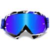 NENKI Occhiali da Motocross, Occhiali da Sci Uomo Donna, Anti Uv/vento/polvere/Graffio, Maschera Cross per Attività All'Aperto, Motociclismo, Sci