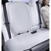 TOPABYTE Coprisedile Posteriore per Auto per Tesla Model 3 2017-2024 Tappetino Protettivo Universale Four Seasons Accessori per Interni, Bianco (Senza LOGO)