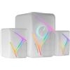 Mars gaming Altoparlante Mars Gaming MS-H21 subwoofer RGB 2.1 Bianco