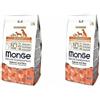 Generico MONGE CANE CROCCHETTA ALL BREEDS PUPPY & JUNIOR SALMONE E RISO. 2 BUSTE DA 800g CADAUNO