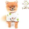 PAIDEFUL Tuta per cani di piccola taglia Primavera Estate Pigiami Morbido Confortevole Cucciolo Vestiti Cozy Costume, Bianco, XS