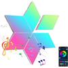 HaoDrisk Gaming Muro LED Luci — RGB Parete Lampada Pannelli 6PCS Sincronizzazione Musicale Luce Pannello Stanza Smart Wall Light Componibili Rombo Lampade Panel