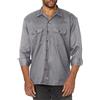 Dickies Long Sleeve Work Camicia, Argento (Silver), Large Uomo