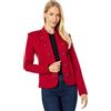 Tommy Hilfiger Giacca Casual, Moda Autunnale Blazer, Peperoncino, 48 Donna