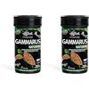 Haquoss Gammarus Mangime Naturale in Gamberetti Essiccati per Tartarughe Acquatiche, 250 ml/27 gr (Confezione da 2)