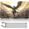MPLR BOARD GAME Gioco da Tavolo MTG Tappetini da Gioco +Sacchetto Impermeabile 0, Bordi Smussati, MTG PlayMat with Zones(An Original MTG Playmat) (Avacyn, Angel of Hope)