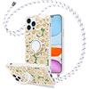 ZhuoFan Custodia per Samsung Galaxy S10 Plus 6,4'' con Cordino, Holder Stand Support Sostegno Chiusura Anello Silicone Cellulare Protezione Antiurto Cute ragazza Chain Cover,Erba