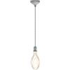Eglo Yorth - Lampadario a sospensione in acciaio, 60 W, argento anticato