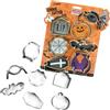 Zenker Set di 7 formine taglia biscotti a tema Halloween, stampini per decorazione torte, dolci, materiale in acciaio inossidabile, dimensioni assortite