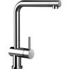 Schock 540005CHR Cucina EPOS W - Rubinetto ad Alta Pressione con Bocca Fissa e attacchi Standard, Cromo