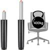 AKOLAFE 2 molle a gas per sedia da ufficio, portata fino a 450 kg, molle a gas per sedia da ufficio, molla a gas, ricambio da 310 mm a 455 mm, colore nero, ammortizzatore a gas per sedia girevole,