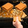 Leddy Living Presine Silicone da Forno 2 Pezzi, Guanti da Cucina Antiscivolo e Resistenti al Calore, Presine Sicure per Alimenti, Perfette per Grigliare, Cuocere e Manipolare Pentole Calde (ARANCIONE)