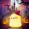 Refluxe Ghost Silicon Lamp, luce creativa in silicone Wizard, lampada notturna ricaricabile, luce notturna dimmerabile con timer di 30 minuti, luce notturna per l'allattamento, adatta a bambini, ragaz
