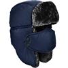 DOXHAUS Unisex Padiglione Auricolare Inverno, Trapper, Trapper, Cappello Bomber, Conservazione Caldo Mentre Pattinaggio, Sci o Altre attività all'Aria Aperta, Nero