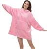 Figninget Felpa Coperta Oversize con Cappuccio, Pullover Blanket Hoodie, Confortevole E Morbido, Coperta Indossabile Gigante Soffice per Donna Uomo Adulti, Felpe di Pile Taglia Unica