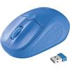Trust Primo Mouse Ottico, Wireless, Interruttore Integrato, Tasti Premuti, Blu