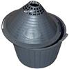 VIRIDEX CESTO PLASTICA CHIUSO DAMIGIANA 54 L