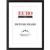 EUROLine35 Photo Frame for 32 cm x 15 cm Picture - Colour_ Black Matt Made of MDF Wood and Anti-reflective Acrylic Glass