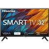 Hisense 32A4K TV 81,3 cm (32") HD Smart Wi-Fi Nero 200 cd/m² [32A4K]