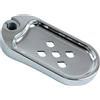 BOSSINI - PORTASAPONE OVALE CROMATO PER ASTE DOCCIA Ø 18, 20 e 25 MM. V00112000030001