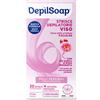 Depilsoap Strisce Depilatorie Viso 20 Strisce + 4 Salviette Post Depilazione Pelli Sensibili