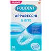 Polident Apparecchi & Bite Freschezza & Trasparenza Pulitore Quotidiano Compresse 30 Pz