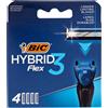 Bic Hybrid Flex 3 Ricariche 4 Pz