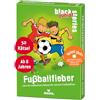 moses Black Stories Junior Football Feber - 50 sicuri per Gli Appassionati di Calcio Intelligenti, Carte con Due Varianti, Gioco di Puzzle per Bambini dagli 8 Anni in su, Colore Giallo, 90093