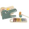 Small Foot Gioco con martelletto con xilofono Safari, Gioco in Legno per martellare e Fare Musica, per Bimbi, 12461