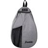 Franklin Sports Padel Bag - Zaino da uomo e da donna, per padel e paddle tennis, misura regolabile, per padel + paddle, colore: grigio, grigio, Taglia unica, Borsa a tracolla