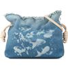 Loewe Pre-Owned - Borsa a tracolla Paula's Ibiza Fish Flamenco Knot 2023 - Donna - Denim - Taglia unica - Blu