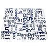 CHANEL Pre-Owned - Telo da mare con logo jacquard 1990-2000 - Donna - cotone - Taglia unica - Bianco