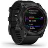 Garmin fēnix® 7X Solar Slate 51mm Grey Con Cinturino Nero Smartwatch Android