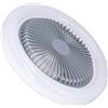 ciciglow Ventilatore da soffitto senza lama, ventilatore da soffitto con luce a pale invisibili LED 30W per camera da letto