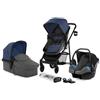 KINDERKRAFT - Passeggino Juli 3in1 Blu Scuro