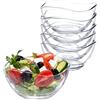 spar-home Set di 6 Ciotole in Vetro da 310ml - Ciotola per Dessert Snack Insalatiera Vetro Coppette per Gelato Ciotole Cucina Ciotola per Dessert Insalata Snack